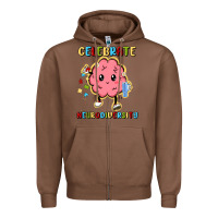 Chestnut celebrate neurodiversity Zipper Hoodie - MaliasSmallBusiness