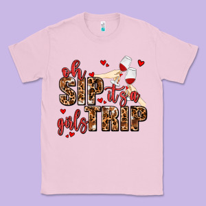 Oh Sip Its A Girls Trip Classic Tee Designed By Adodesignshop