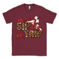 Burgundy oh sip its a girls trip Classic Tee - AdoDesignShop