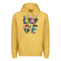 Antique Gold pig love Premium Hoodie - BarkalooDesign