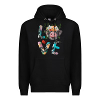 Black pig love Premium Hoodie - BarkalooDesign