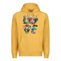 Mustard pig love Premium Hoodie - BarkalooDesign