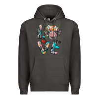 Smoke pig love Premium Hoodie - BarkalooDesign