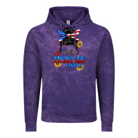 Cloud Purple All American Nana 4th of July Vintage Hoodie - CowGirlArtShop