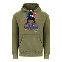 Vintage Olive All American Nana 4th of July Vintage Hoodie - CowGirlArtShop