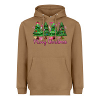 Toasted Coconut Merry Christmas Nurse trees Heavyweight Hoodie - MaliasSmallBusiness