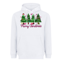 White Merry Christmas Nurse trees Heavyweight Hoodie - MaliasSmallBusiness