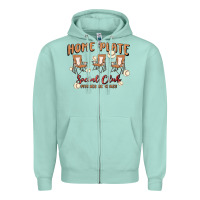 Seafoam glitter baseball Zipper Hoodie - MaliasSmallBusiness