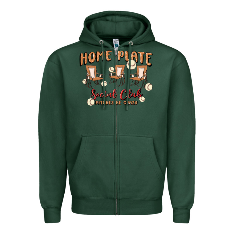 Glitter Baseball Zipper Hoodie by MaliasSmallBusiness | Teevron