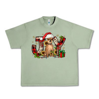Oil Green Christmas joy chihuahua Urban Heavy Tee - JahusDesignShop