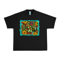 Black cactus christmas Urban Heavy Tee - BarkalooDesign