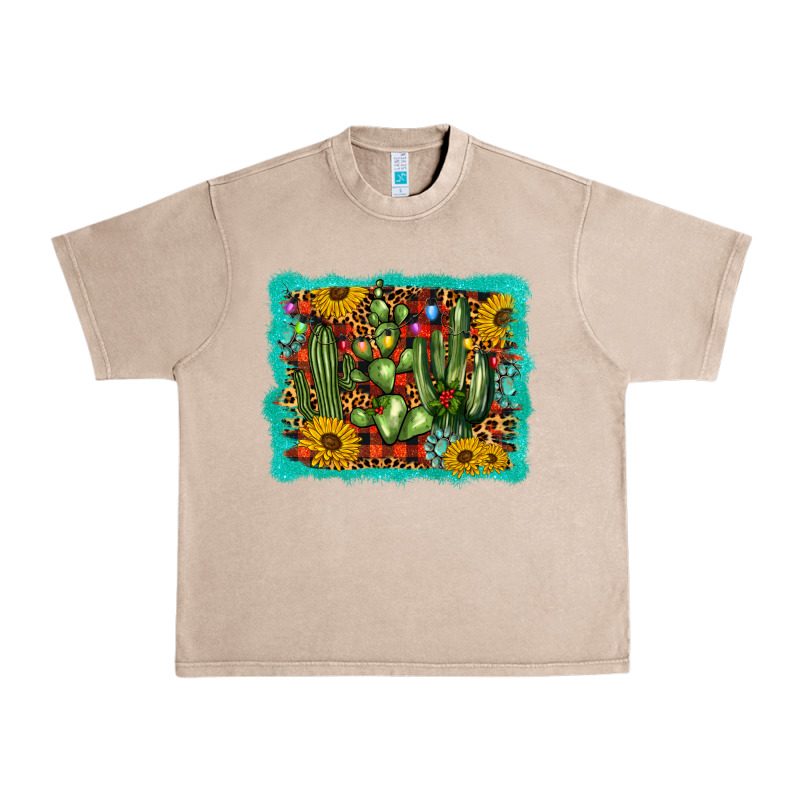 Cactus Christmas Urban Heavy Tee by BarkalooDesign | Teevron