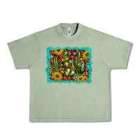 Oil Green cactus christmas Urban Heavy Tee - BarkalooDesign