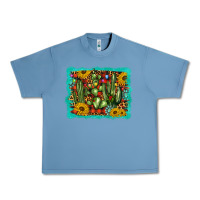 Pebble Blue cactus christmas Urban Heavy Tee - BarkalooDesign