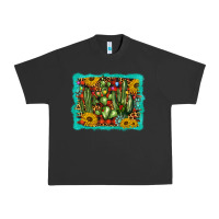 Pigment Black cactus christmas Urban Heavy Tee - BarkalooDesign