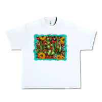 White cactus christmas Urban Heavy Tee - BarkalooDesign