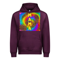 Mauve Wine mama tie dye Urban Hoodie - TumblerDesignByShophia