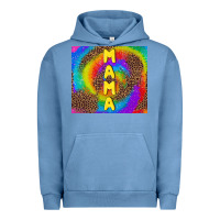 Pigment Pebble Blue mama tie dye Urban Hoodie - TumblerDesignByShophia