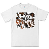 White cowhide mixed background Premium Tee - RanaPortraitStore