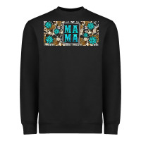 Black western cowhide mama 16oz libbey glass Heavyweight Sweatshirt - HRA Design Shop