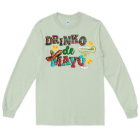 Matcha drinko de mayo with margarita and  sombrero Long Sleeve Tee - Artiststas