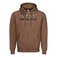 Chestnut i am au some Zipper Hoodie - MaliasSmallBusiness