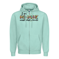 Seafoam i am au some Zipper Hoodie - MaliasSmallBusiness