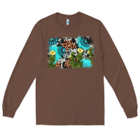 Chestnut cactus gemstone background Long Sleeve Tee - AdoDesignShop
