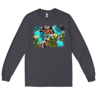 Smoke cactus gemstone background Long Sleeve Tee - AdoDesignShop