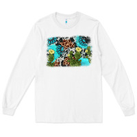 White cactus gemstone background Long Sleeve Tee - AdoDesignShop