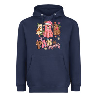 Navy pantasmas christmas mexican conchas ghosts Heavyweight Hoodie - MaliasSmallBusiness