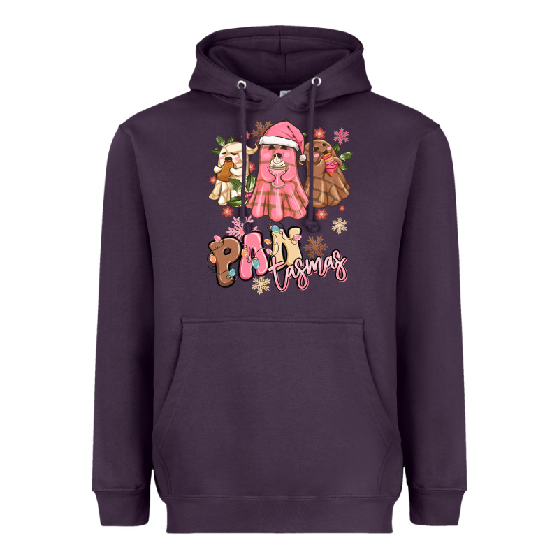 Pantasmas Christmas Mexican Conchas Ghosts Heavyweight Hoodie by MaliasSmallBusiness | Teevron