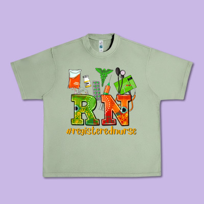 Registered Nurse Juneteenth Urban Heavy Tee Designed By Adodesignshop