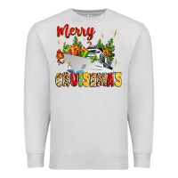 Dove Grey merry cruisemas Premium Sweatshirt - MaliasSmallBusiness