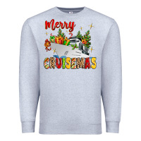 Heather Grey merry cruisemas Premium Sweatshirt - MaliasSmallBusiness
