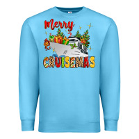 Ocean Blue merry cruisemas Premium Sweatshirt - MaliasSmallBusiness