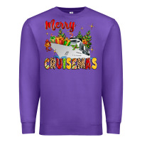 Purple merry cruisemas Premium Sweatshirt - MaliasSmallBusiness
