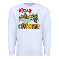 White merry cruisemas Premium Sweatshirt - MaliasSmallBusiness