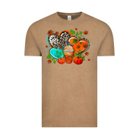 Vintage Coffee western leopard  fall   hearts Vintage Tee - AdoDesignShop