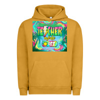 Pigment Peanut Butter teacher mode off Urban Hoodie - TumblerDesignByShophia