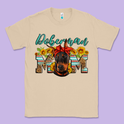 Doberman Mom Classic Tee Designed By Artiststas
