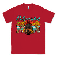 Red doberman mom Classic Tee - Artiststas