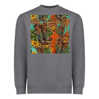 Storm western boots and sunflowers seamless pattern Heavyweight Sweatshirt - HRA Design Shop