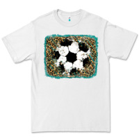 White glitter soccer leopard Premium Tee - RanaPortraitStore