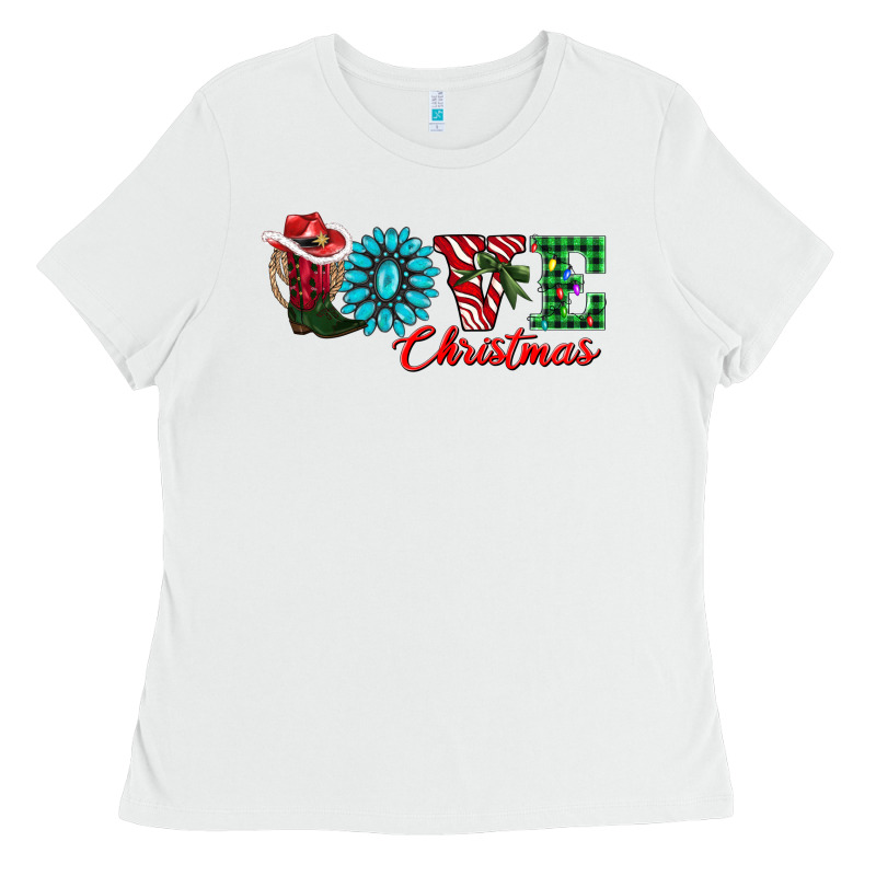 Love Christmas Ladies Tee by AdoDesignShop | Teevron