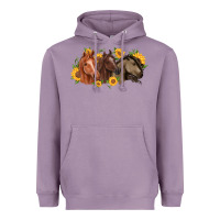 Lavender western horses Heavyweight Hoodie - MaliasSmallBusiness