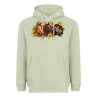 Matcha western horses Heavyweight Hoodie - MaliasSmallBusiness