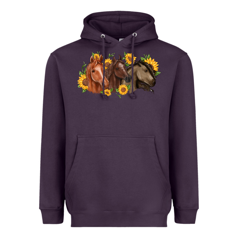 Western Horses Heavyweight Hoodie by MaliasSmallBusiness | Teevron