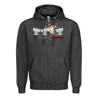 Charcoal Heather it's okay to be different Zipper Hoodie - MaliasSmallBusiness