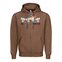 Chestnut it's okay to be different Zipper Hoodie - MaliasSmallBusiness